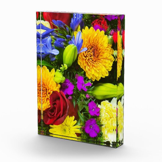 Bloc Photo Fleurs colorées (Droite)