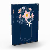Bloc Photo Fleurs Dans Le Vase (Gauche)