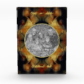 Bloc Photo Fleurs de Rose Jaune Créez votre propre (Devant)