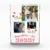 Bloc Photo Fleurs mignonnes Bonne fête des mères 3 (Devant)