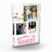 Bloc Photo Fleurs mignonnes Bonne fête des mères 3 (Gauche)