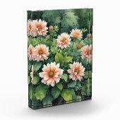 Bloc Photo Fleurs Verdure Elégante Aquarelle (Gauche)