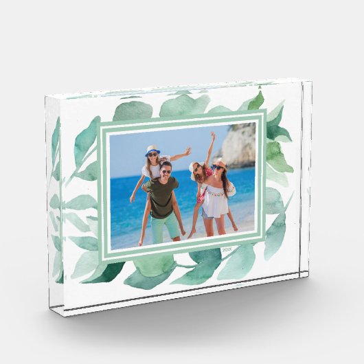 Bloc Photo Foliage aquarelle (Gauche)