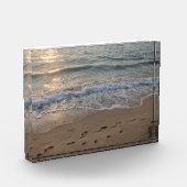 Bloc Photo Footprints in the Sand (Gauche)