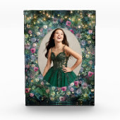 Bloc Photo Forêt Enchantée Rose Végétation Bois Fée (Devant)