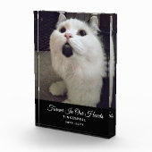 Bloc Photo Forever In Our Hearts Cat Memorial Pet Nom de la p (Droite)