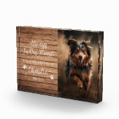 Bloc Photo Frame Modifiable En Mémoire Amoureuse De (Droite)