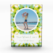 Bloc Photo Fresque Vert Bleu Joyeux Fête des Mères Meilleur C (Devant)