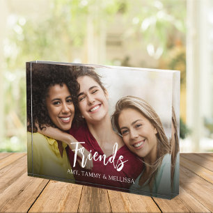 Bloc Photo Friends Citation Photo Simple Typographie