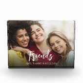 Bloc Photo Friends Citation Photo Simple Typographie (Devant)