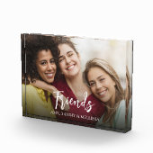 Bloc Photo Friends Citation Photo Simple Typographie (Droite)