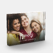 Bloc Photo Friends Citation Photo Simple Typographie (Gauche)