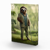 Bloc Photo Funny Sloth Golf Player, (Droite)
