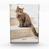 Bloc Photo Garde-mémoire pour animaux de compagnie (Devant)