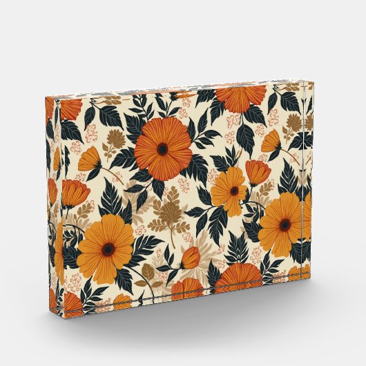 Bloc Photo Géométrie florale en gras Photoblock horizontal (Gauche)