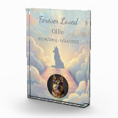 Bloc Photo German Shepherd Rainbow Bridge Acrylic Photo Block (Droite)