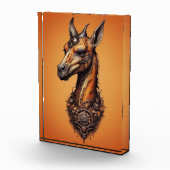 Bloc Photo Giraffe de Steampunk orange, (Droite)