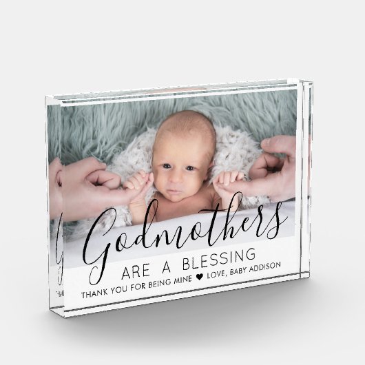 Bloc Photo Godmère Merci Baptême ou le baptême moderne (Gauche)