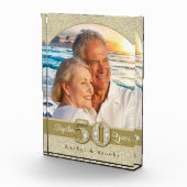 Bloc Photo Gold 50th Wedding Anniversary (Droite)