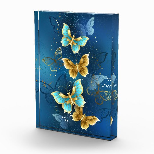 Bloc Photo Golden butterflies (Droite)