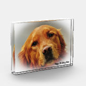 Bloc Photo Golden Retriever. (Gauche)