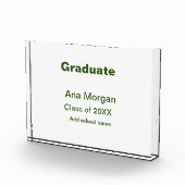 Bloc Photo Graduate ajouter nom classe de nom de l'école de 2 (Droite)