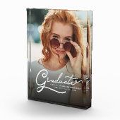 Bloc Photo Graduation 2025 Modern Script Grad Keepsaké (Droite)