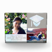 Bloc Photo Graduation Blanc Opal Chic Keepsaké tendance (Devant)