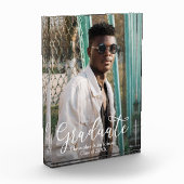 Bloc Photo Graduation de script moderne (Gauche)