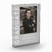 Bloc Photo Graduation Garçon moderne (Gauche)