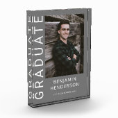 Bloc Photo Graduation Garçon moderne (Gauche)