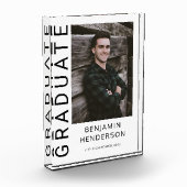 Bloc Photo Graduation Garçon moderne (Gauche)