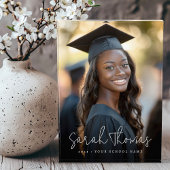 Bloc Photo Graduation moderne nom de script école