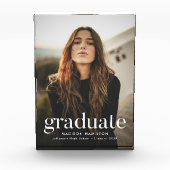 Bloc Photo Graduation moderne raffinée (Devant)