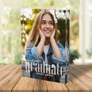 Bloc Photo Graduation Moderne Simple Minimaliste