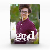 Bloc Photo Graduation Moderne Téméraire Typographie Personnal (Devant)