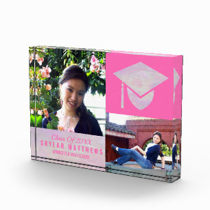 Bloc Photo Graduation Pink Opal Chic Keepsaké tendance