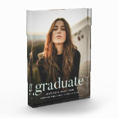 Bloc Photo Graduation Raffinée Mint Green (Gauche)