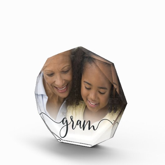 Bloc Photo Gram | Superposition de script de grand-mère (Droite)