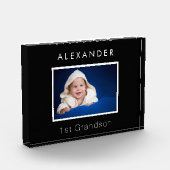Bloc Photo Grand-parents bébé photo 1er petit-fils noir (Gauche)