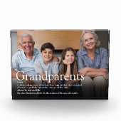 Bloc Photo Grand-parents Moderne Fun Citation Définition (Devant)