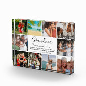 Bloc Photo Grandma Citation Script moderne 10 Photo Collage (Droite)