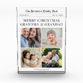 Bloc Photo Grandparents Newspaper Christmas (Devant)