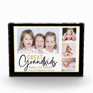 Bloc Photo Grands-enfants font la vie Grand 4 photo Collage