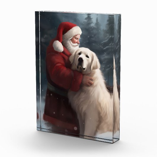 Bloc Photo Grands Pyrénées avec Noël Festif du Père Noël (Droite)