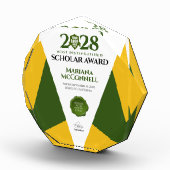 Bloc Photo Green Gold School College Diplôme universitaire (Droite)