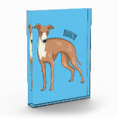 Bloc Photo Greyhound dog (Gauche)