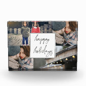 Bloc Photo Happy Holidays Four Photo Collage (Devant)