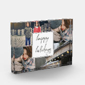 Bloc Photo Happy Holidays Four Photo Collage (Gauche)