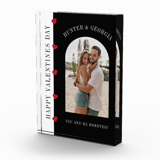 Bloc Photo Happy Valentines jour moderne design romantique ph (Droite)